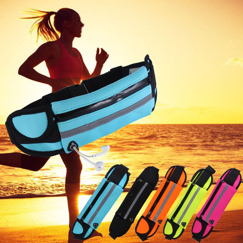 Waterdichte Outdoor Sport Heuptas Fitness Running Jogging Fietsen Buik Taille Bum Pakket Voor Mannen En Vrouwen Q1461CMD