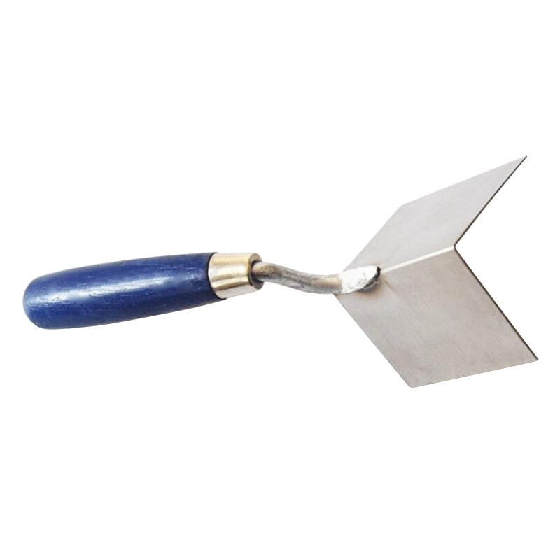 Drywall Corner Tool Anti-rust Stainless Steel Inner and Outer Corner Eraser Trowel w/ Ergonomic Grip for 90° Right Angle