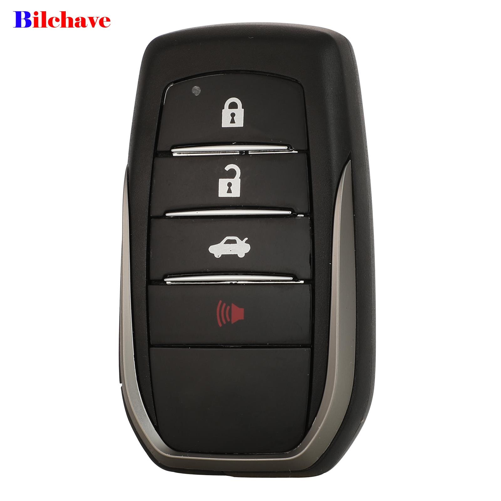 Bilchave Aangepast Voor Toyota C-Hr Land Cruiser 200 Avensis Auris Corolla Fob Remote Smart Autosleutel Shell Case 2/3/4 Knoppen Toy48