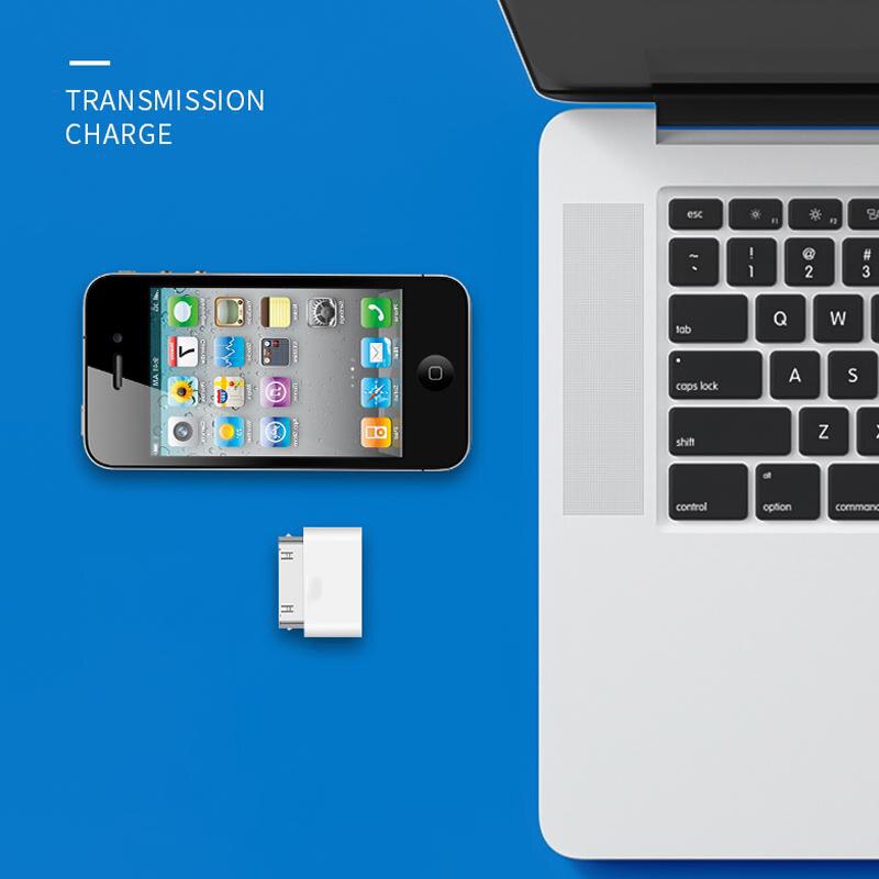 Micro Usb to 30 Pin charger converter Adapter for Apple iPhone 4 4s 3gs Ipod data synchronization adapter