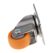 25mm 13kg Nylon Swivel Casters Wheels for Trolley Flight Case Furniture 8pcs Set