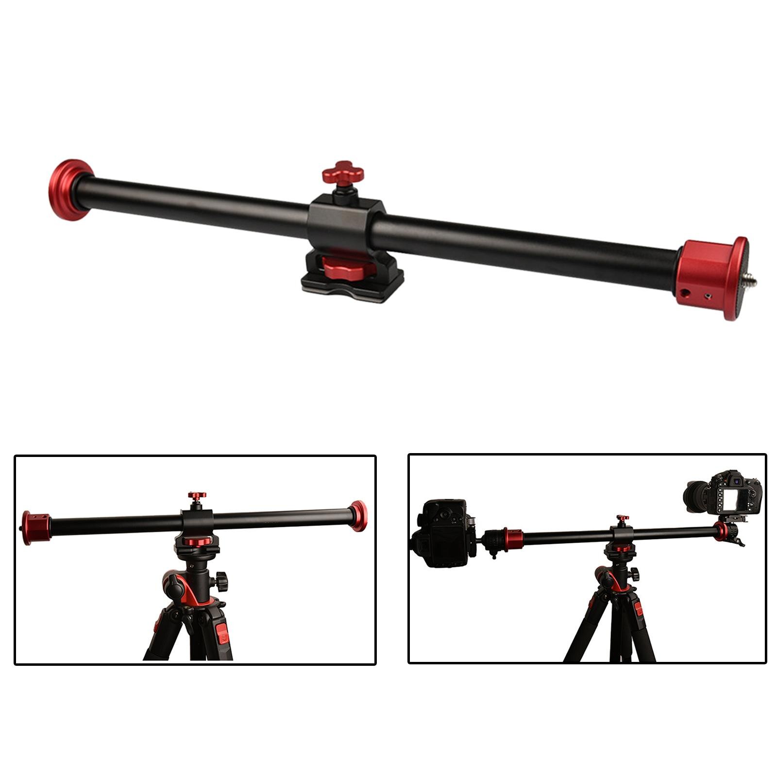 20 inch Horizontal Tripod Arm, Camera Tripod Boom Arm Extension Arm with 3/8-inch Screw for Studio Photography