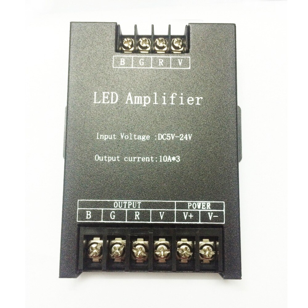LED RGB Versterker Controller input 5 V/12 V/24 V 30A Signaal Repeater 360 W voor 3528/5050 RGB Led strip