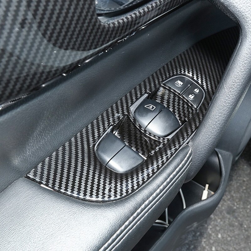 Para Nissan x-trail XTrail T32 Rogue Panel de Control de ventana de ABS cubierta de interruptor de elevación de cristal Trim Car-Styling Accesorios