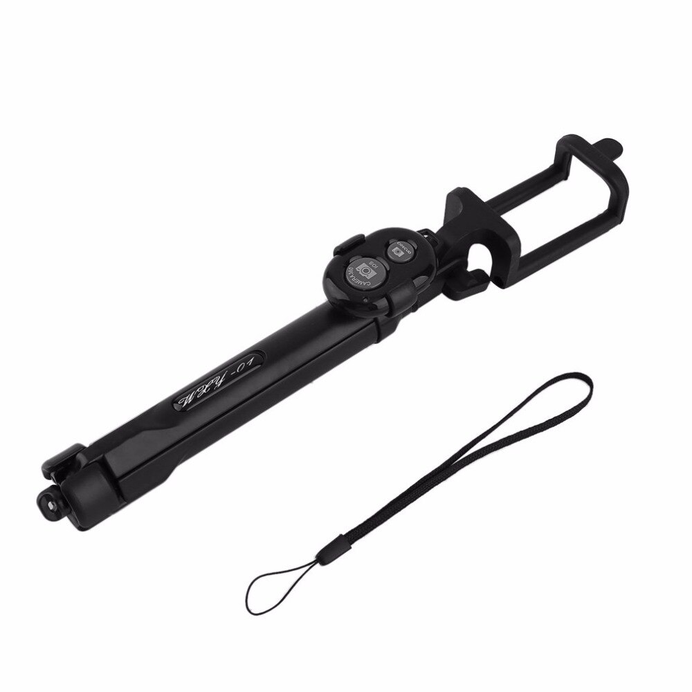 Trådløs selfie stick  bt 4.0 fjernudløser håndholdt mobiltelefon selfie stick monopod stativ holder til ios android smartphones