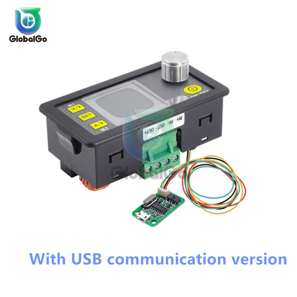 DPS3005 Module d'alimentation Programmable abaisseur convertisseur de tension Buck avec USB Bluetooth LCD ampèremètre voltmètre compteur de puissance: With USB