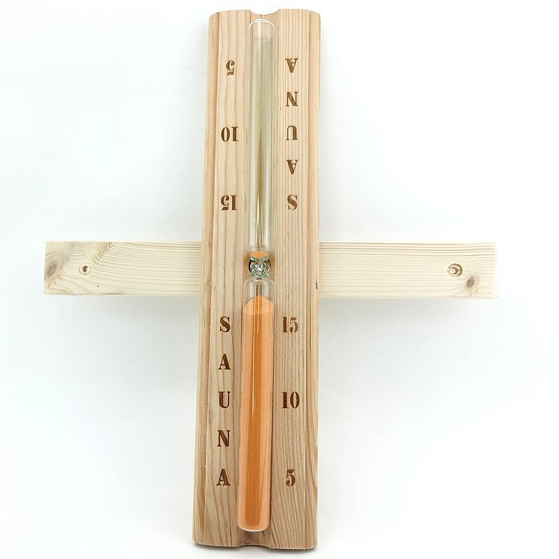 Wood Sauna Accessory Sauna Sand Timer Hourglass Countdown clock 15 Minute