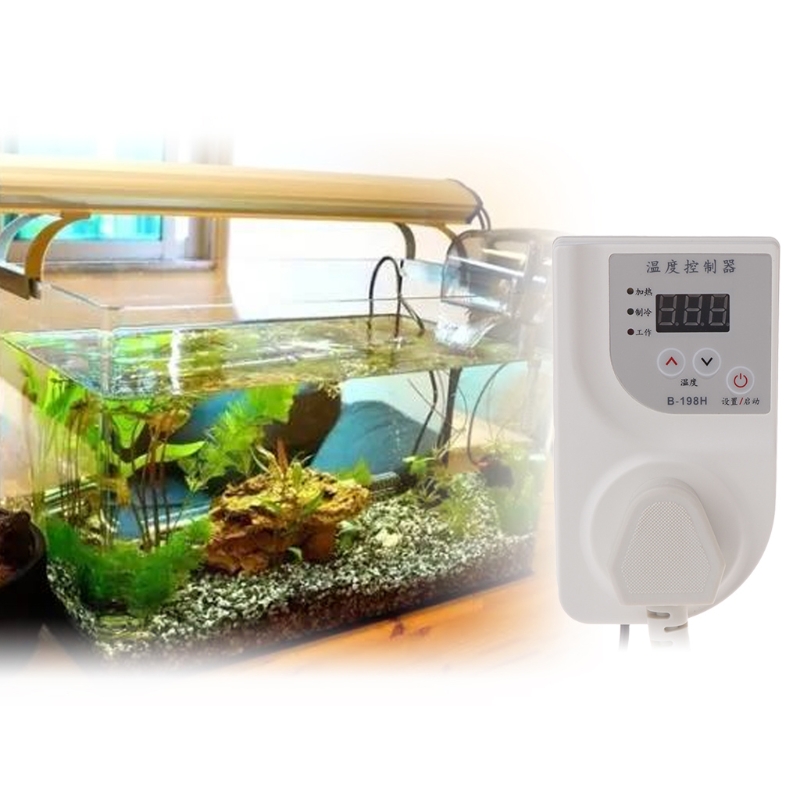 Lcd Digitale Thermostaat Aquarium Reptiel Incubator Temperatuurregelaar Smart