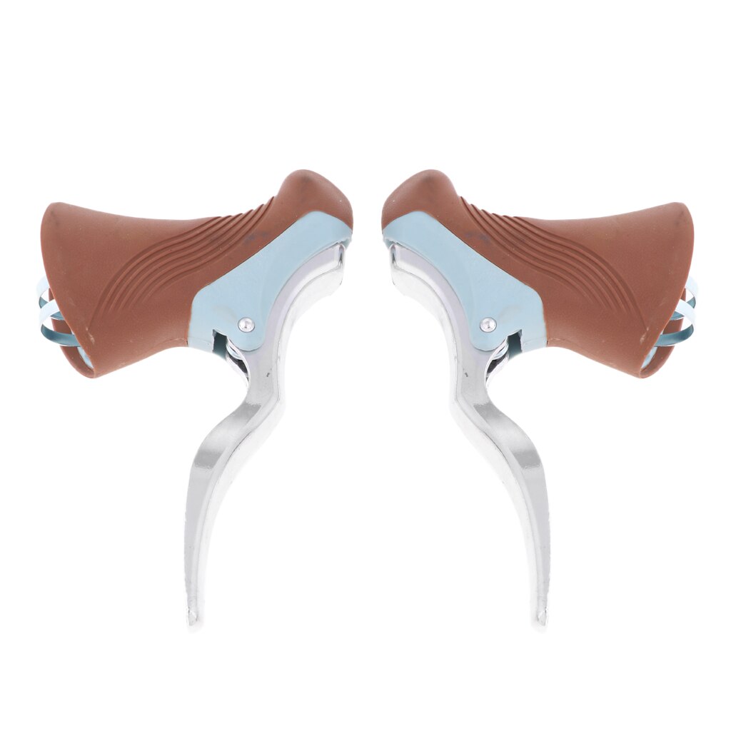 1 Pair Universal Alloy Bike Brake Lever Set for 22.2-23.8mm Handlebar BMX Mountain Bicycle Cycle Road Cycling
