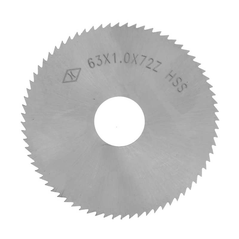 Lame de scie circulaire à 72 dents en acier rapide, accessoire de disque de coupe 63x1x16mm
