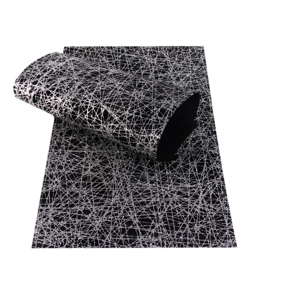20*33cm geometriske høyhælte sko mønstre trykt glitter kunstskinn stoffark, gjør-det-selv håndlagde materialer ,1 yc 3442: 1061338005