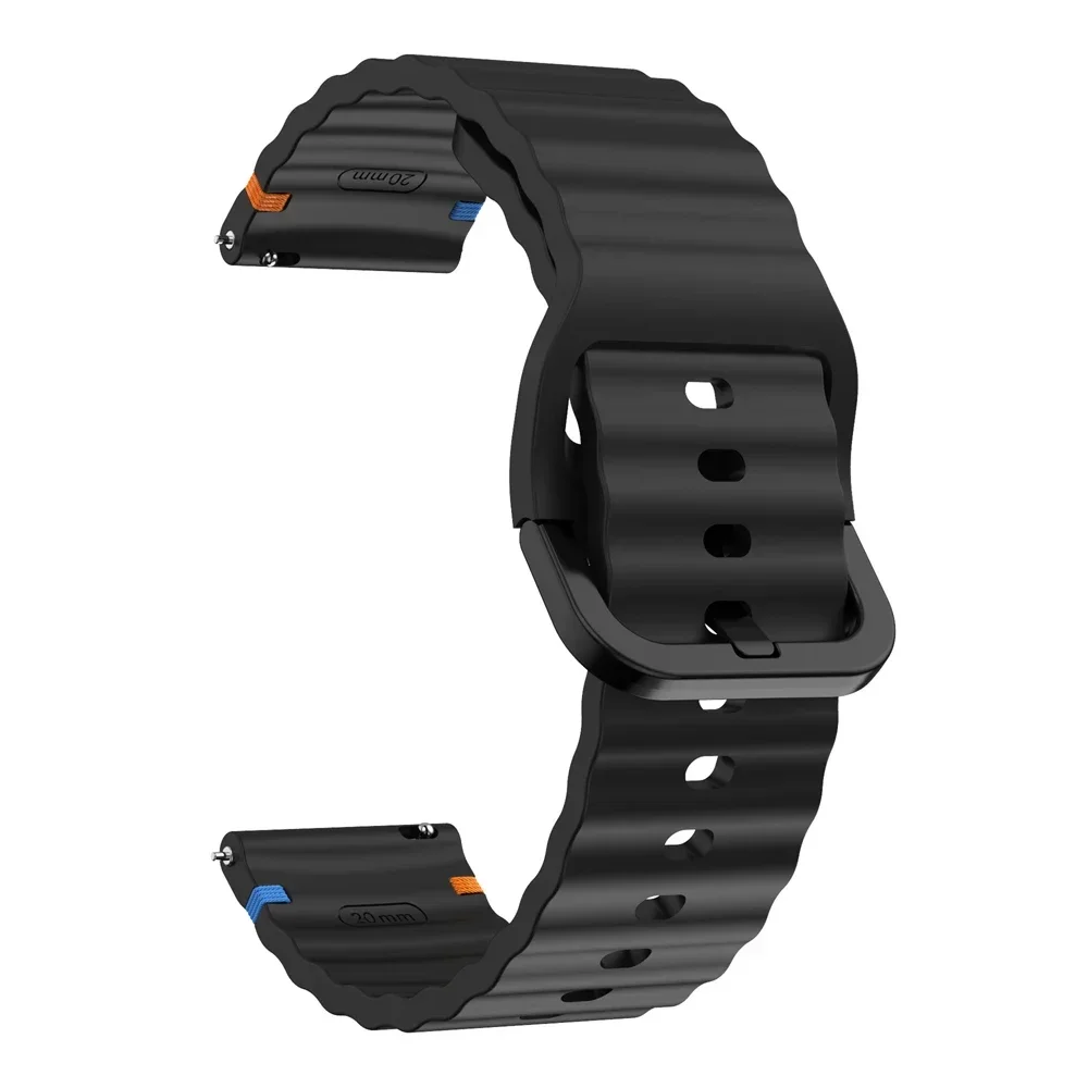 Silikone urrem til xiaomi watch  s2 46mm/42mm åndbar rem til xiaomi watch  s4 sport /s3 s1 active/color 2 mi watch correase: Brun
