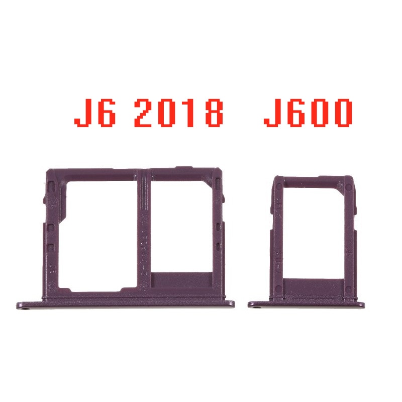 Single Micro SIM Card Tray Slot Holder For Samsung Galaxy J6 J600F J600FD J600D SIM Slot Replacement Parts
