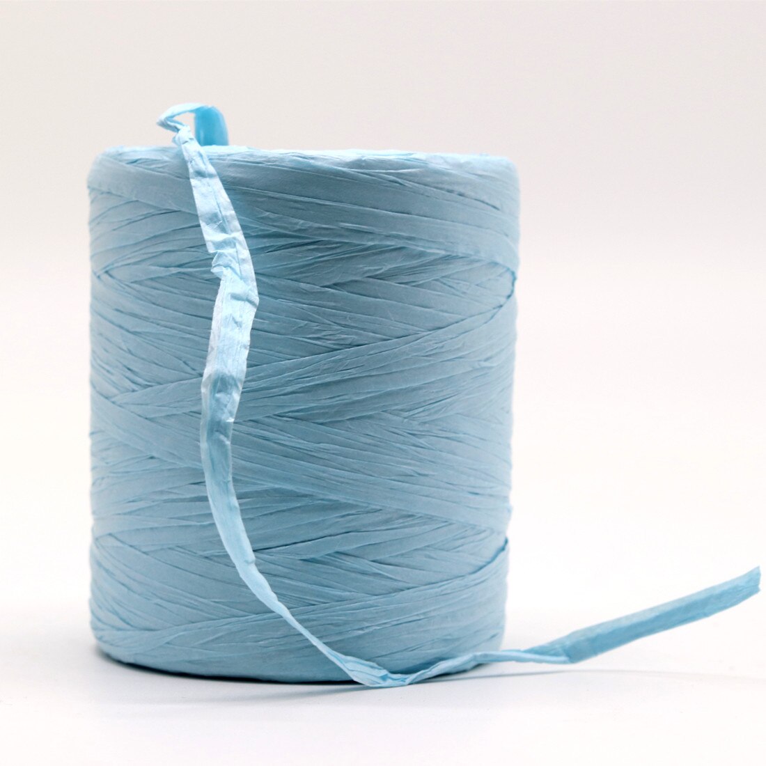 180 M/Roll Raffia Touw Garen Biologische Stro Garen Voor Breien Zomer Hoeden Tassen Geschenkdoos Verpakking Inpakpapier twijn Rope: sky blue