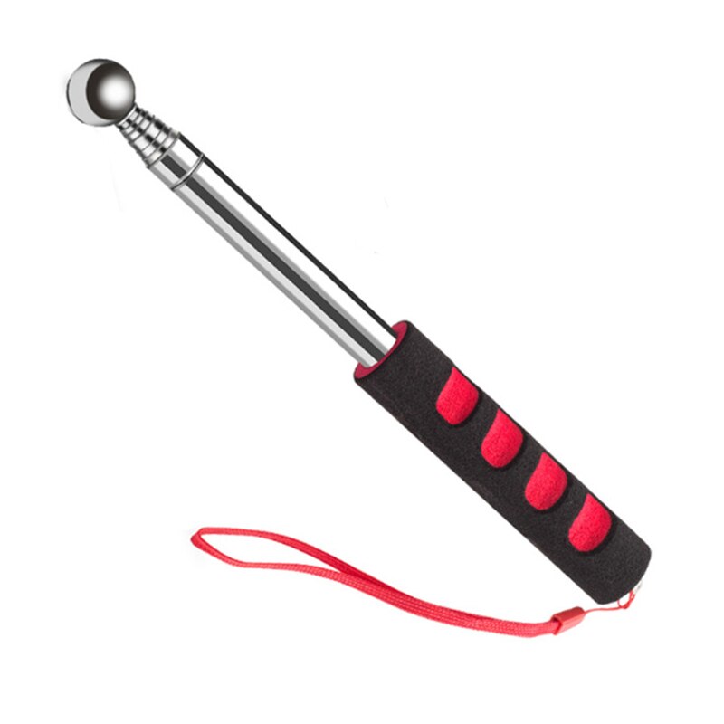 Extendable Detection Stainless Steel Wall Test Telescopic Thickening Home House Wall Check Empty Drum Hammer Inspection Tool