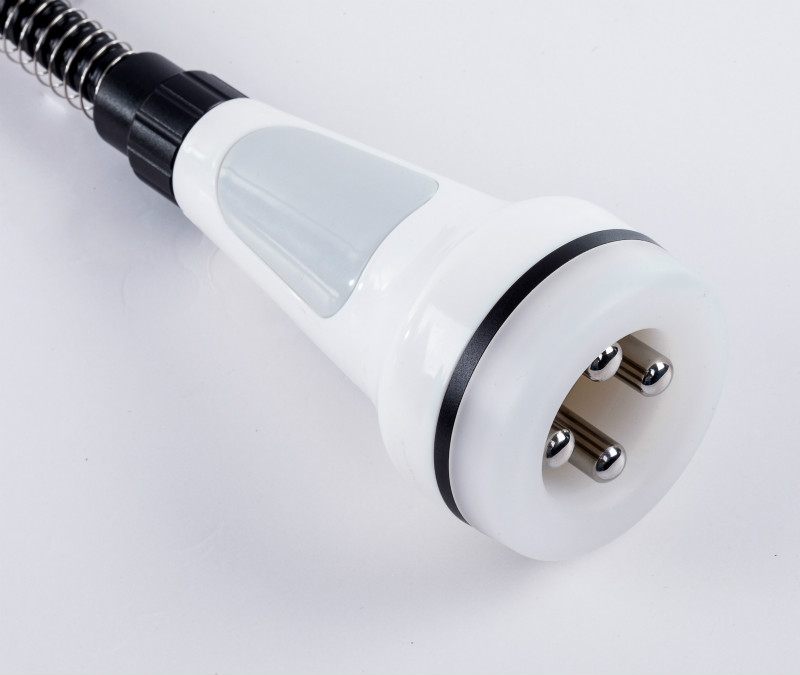 Driepolige Rf Probe Voor Face Lift 40K Cavitatie Machine Facial Handvat/Hoofd