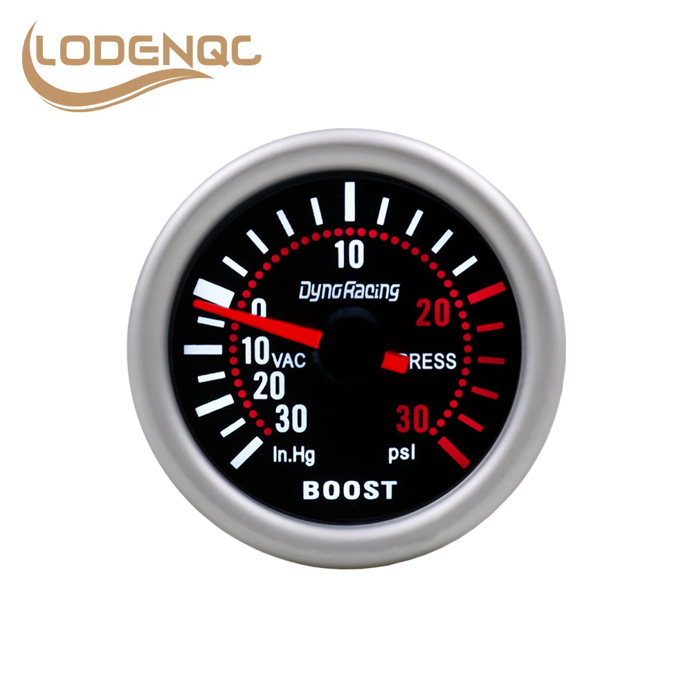 Lodenqc Auto Gauge 2 ''52Mm Universele Rook Len Turbo Boost Gauge Psi Pointer Boost Gauge 12V Led digitale Gauge Meter