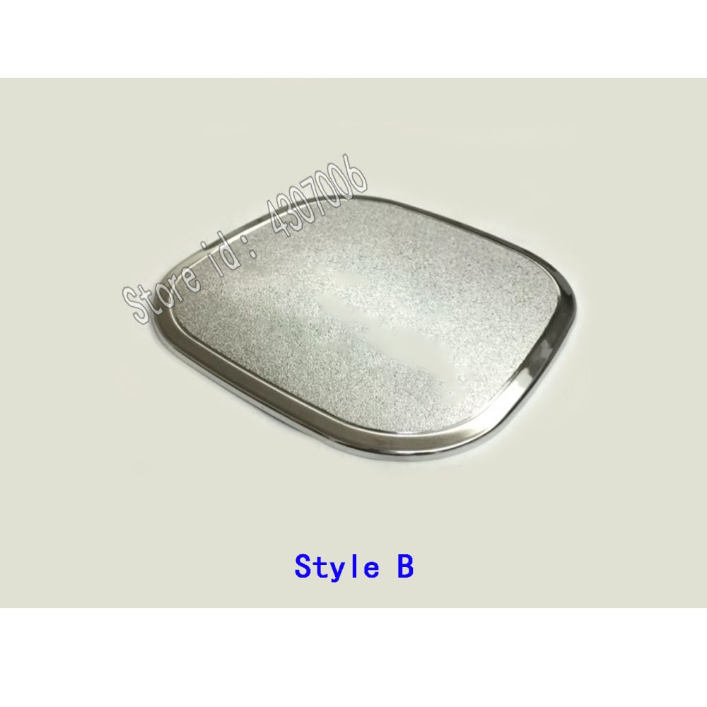 Autosticker gas/brandstof/olie tank afdekkap abs chrome lamp frame trim onderdelen 1 st voor mitsubishi outlander