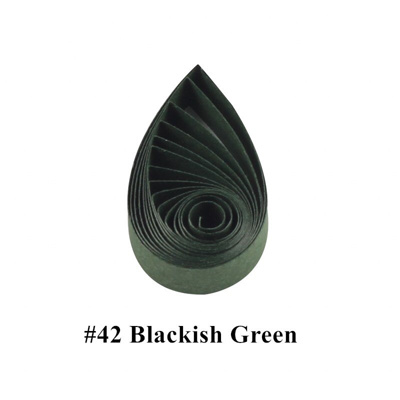 Paper Quilling Strips Single Color 48 Colors for Choice 54cm Length One Color 120 Strips per Pack Paper Width 3mm Corlor29 to 48: 42
