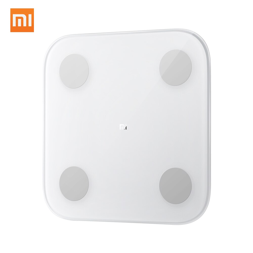 Xiaomi mi kropsvægt 2 bt 5.0 fedt badeværelsesvægt sundhedsbalancetest bmi vægt, digital kropssammensætningsanalysator: Default Title