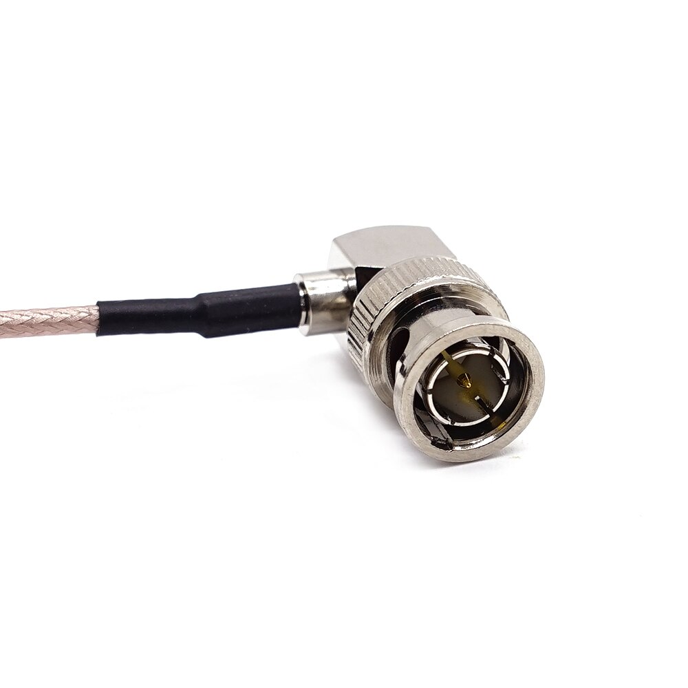 Câble de connecteur vidéo HD SDI RG179 BNC mâle à BNC prise à Angle droit pour caméra BMCC Blackmagic