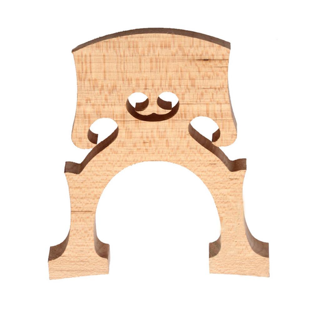 Cello Bridge for 4/4 3/4 1/2 1/4 1/8 Size Cello Exquisite Wooden Material: Wood color