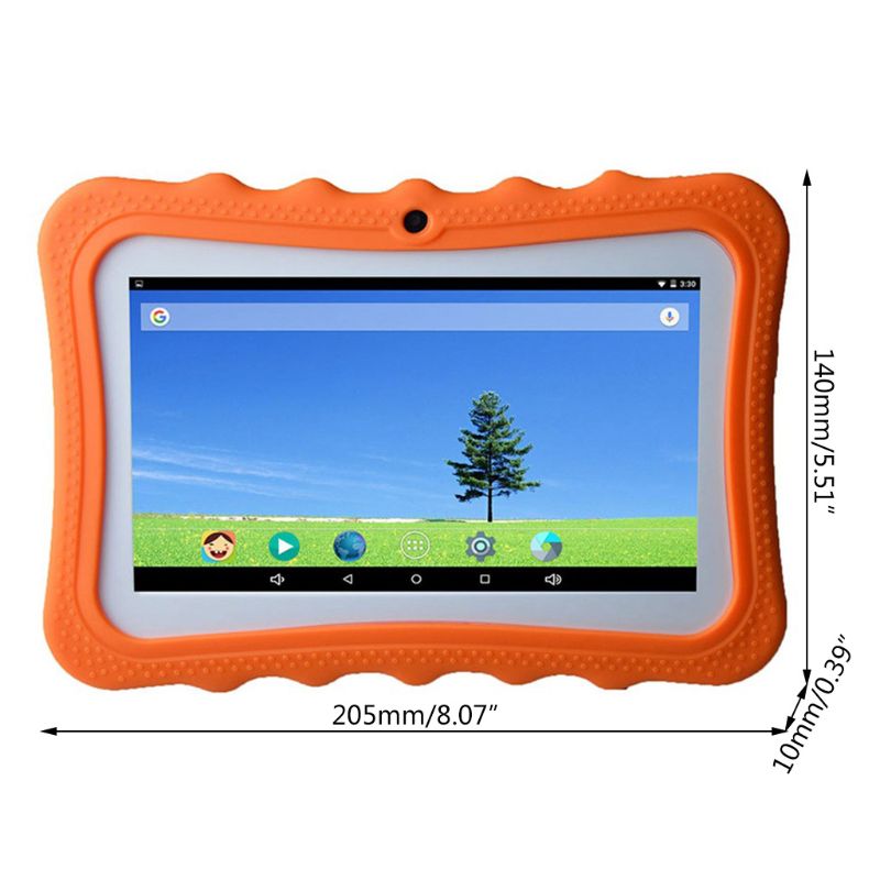 7 Inch Kids Tablet Met 1Gb R-Am 16Gb Opslag Veiligheid Oogbescherming Ips Scherm M0XB