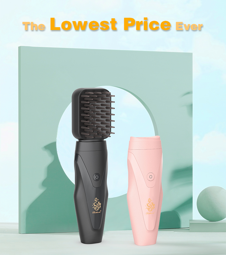 Kamm, haar-bakhoor-brenner, usb-ladefunktion, elektrischer oud-räucherbehälter, arabischer weihrauch, muslimisches dukhoon, ideal für weihnachten