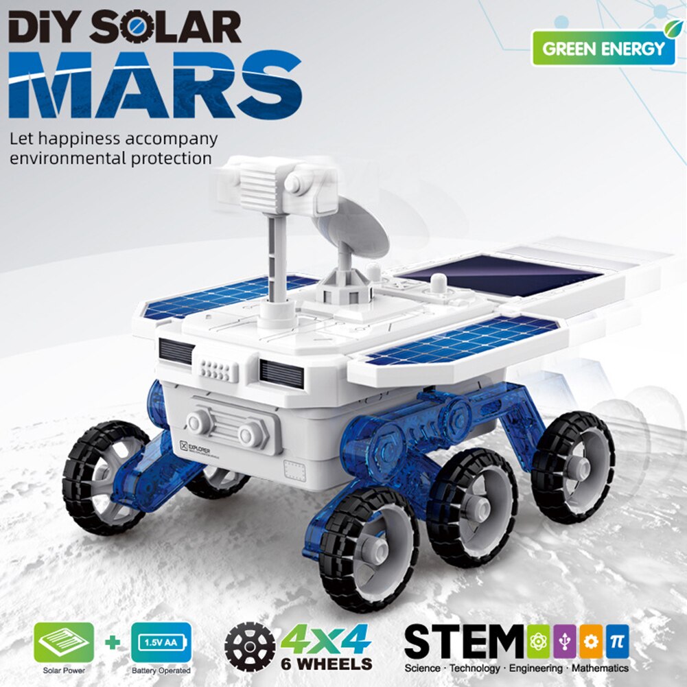 DIY Science Experiment Technology STEM Toy Set Solar Car Model Educational for Kids Boys Girls Education Toys