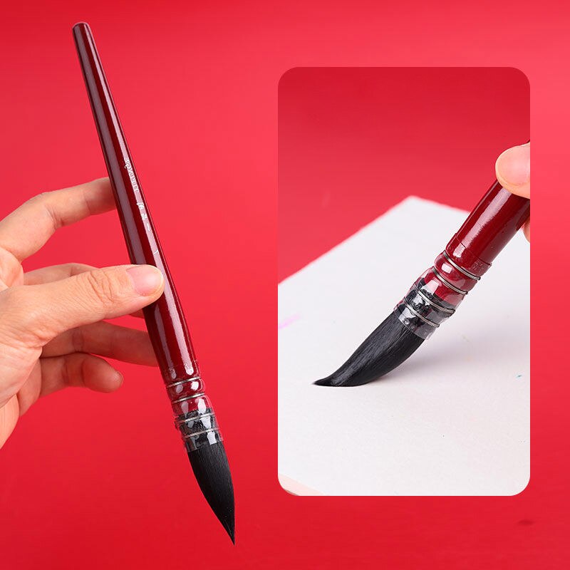 Penna per acquerello penna per Mocio penna per pittura professionale dipinta a mano penna per scoiattolo linea di ganci a punta impostato di pennelli per acquerelli