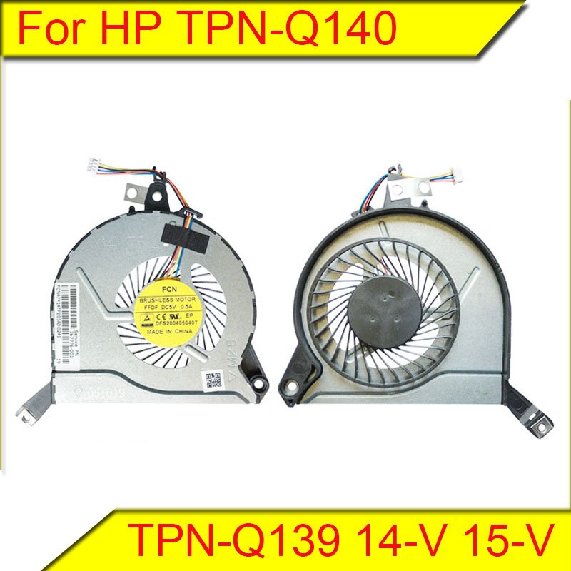 Voor Hp TPN-Q140 TPN-Q139 14-V 15-V 15-P 15-K Notebook Koelventilator