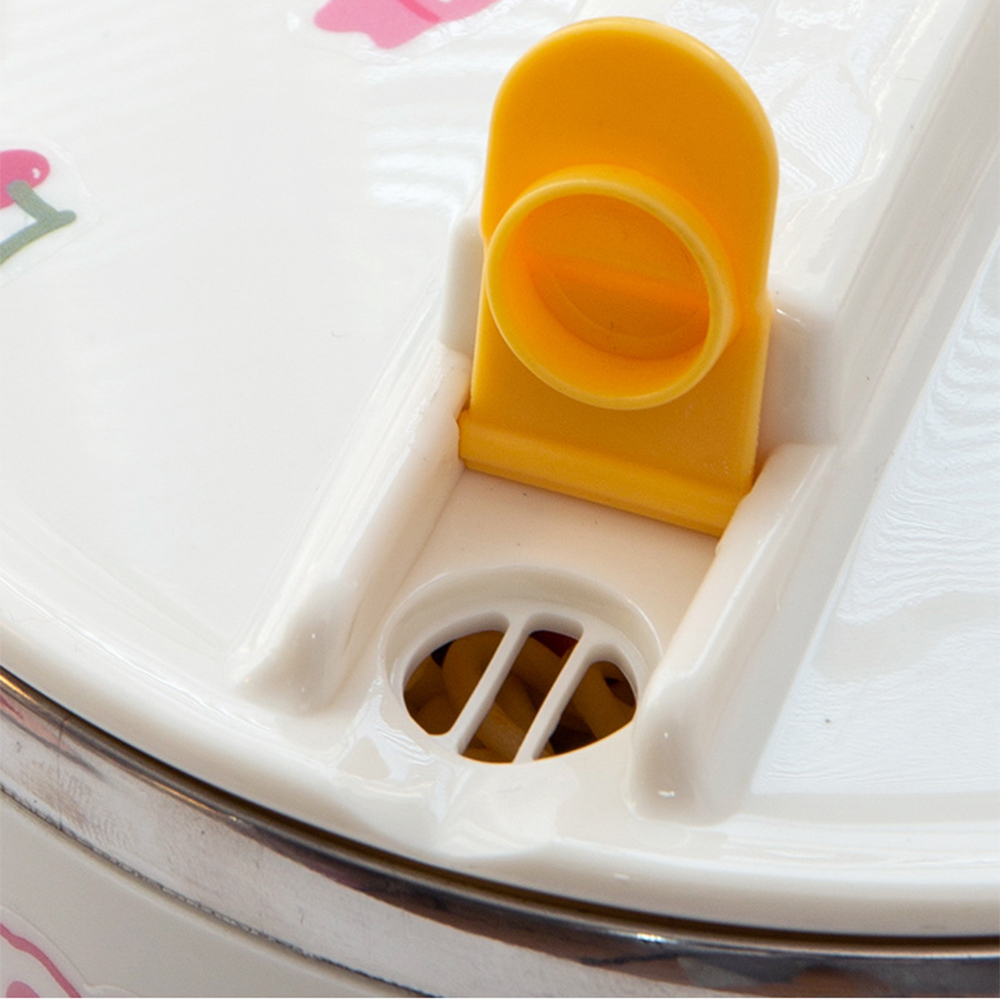 Boîte à déjeuner japonaise Kawaii, bol à nouilles instantanées avec couvercle poignée, boîte à Bento en acier inoxydable 304 1 pièce