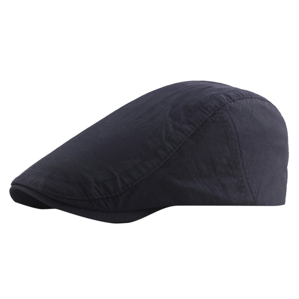 Unisex Tweed espiga gorra de Gatsby hombres lana boina Retro sombrero negro para hombre señoras plana 8 paneles panadero chico Newsboy Retro # L5: Dark Gray 