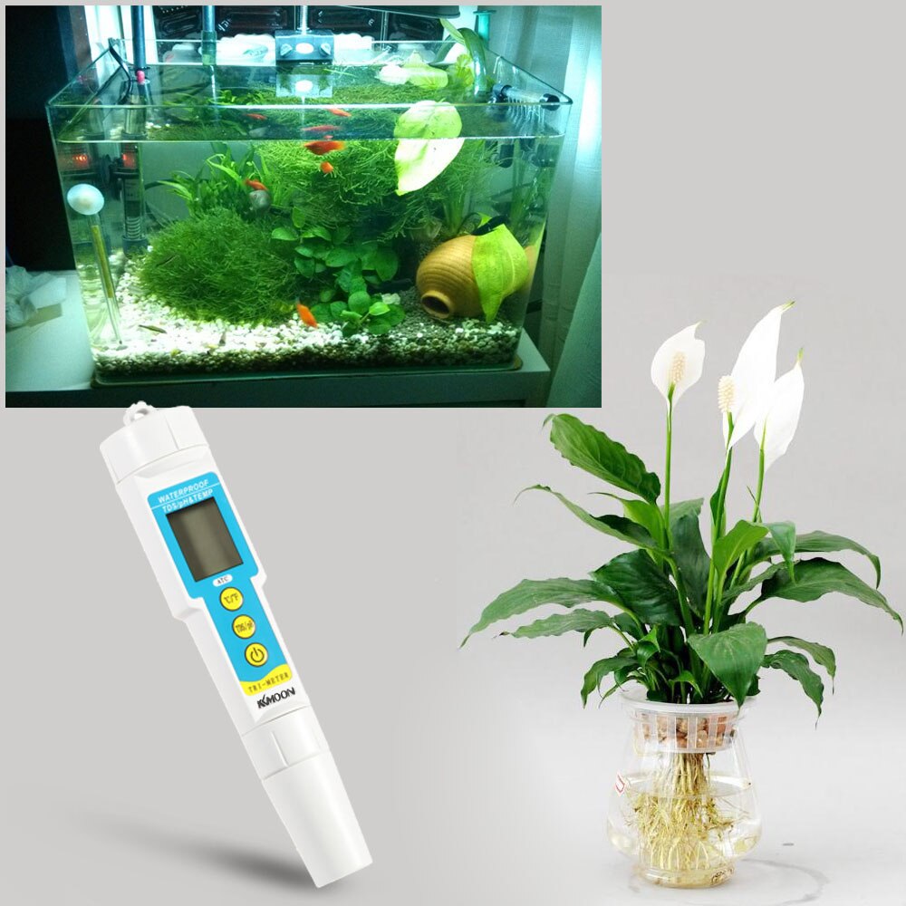 Mini 3 in 1 aquarium Water Tester Monitor Online medidor de pH Meter Acidometer Analyzer misuratore teste phmetro