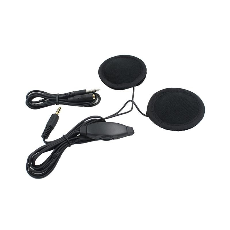 Motorfiets Helm Headset Speakers 3.5 Mm Jack Koptelefoon Hoofdtelefoon Speaker Voor Motorhelm Interphone MP3/Gps
