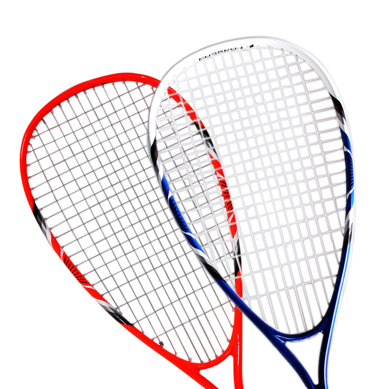 1 stykke squash ketcher aluminium kulfiber materiale til squash sport træning begynder med bærepose 2 farver