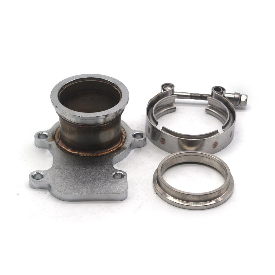 3 inches Downpipe Turbo Flange V-band Kit Fits For Cummins Holset WH1C HX35 HX35W HX40