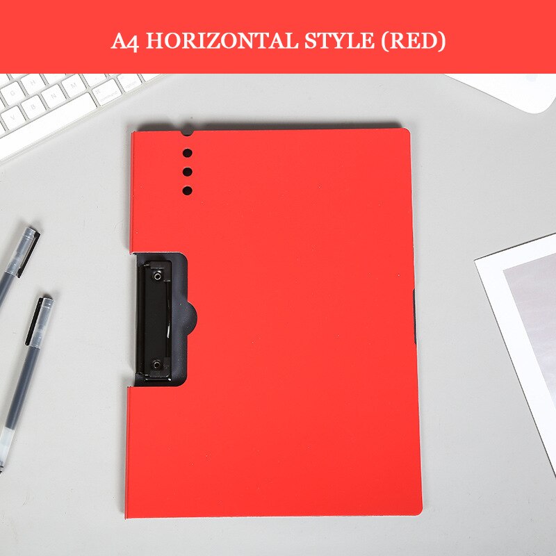 A4 folder PP folder file folder student stationery paper folder office folder clipboard доска для записей writing pad: Green