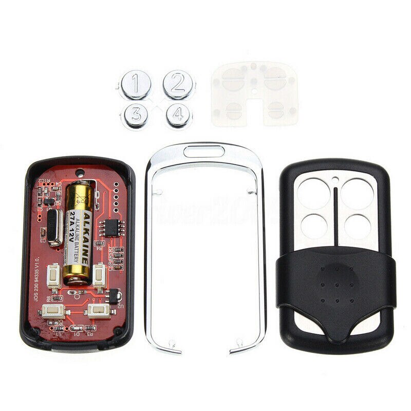 4 Button Garage Door Gate Remote Control Key 390MHz for Liftmaster Chamberlain