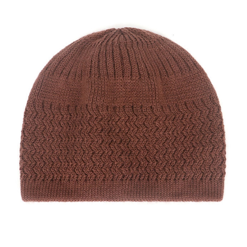 Bonnet de prière pour hommes musulmans, en Crochet de crâne islamique, en paquet, chapeaux turcs de couleurs unies