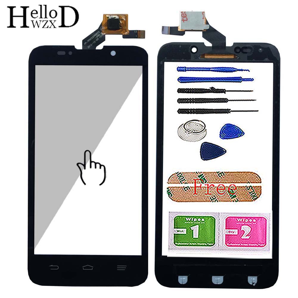 4.5'' Mobile Touch Screen For ZTE V880H Blade G2 Digitizer Panel For ZTE V965 Lens Sensor Tools 3M Glue