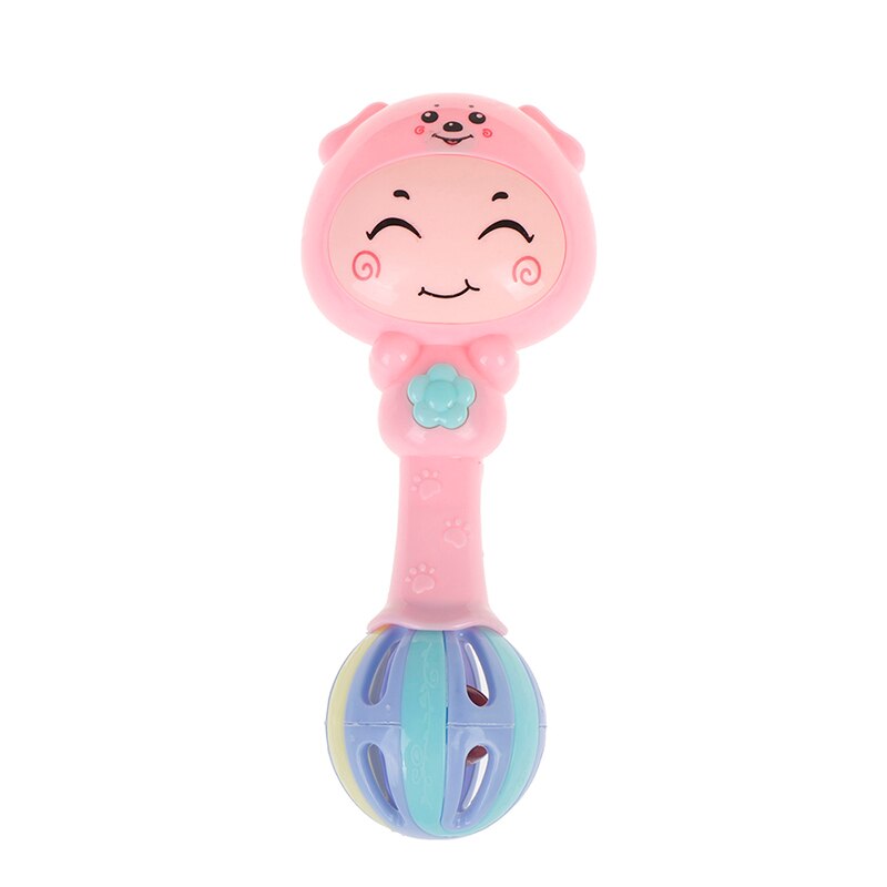 1Pcs Baby Shaker Sand Hammer Toy Dynamic Rhythm Stick Baby Rattles Kids Musical Party Favor Musical Instrument Toys Random Color