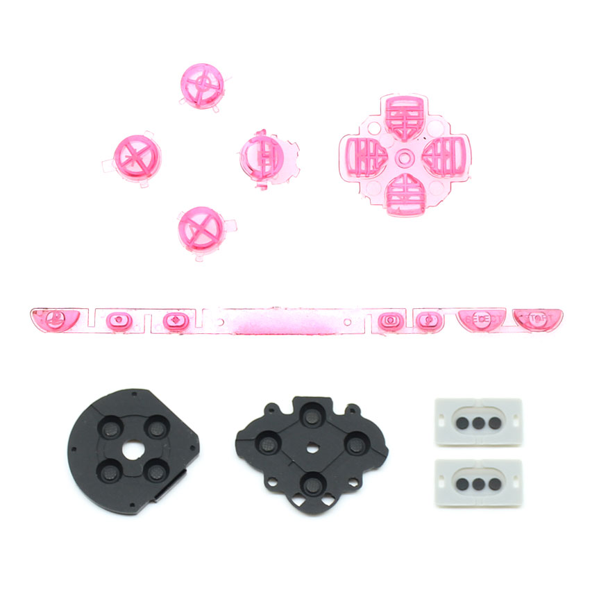 YuXi For PSP1000 Buttons Set D-Pad Rubber Conductive Pad Button For Sony PSP 1000 Console Game Accessories: Blue