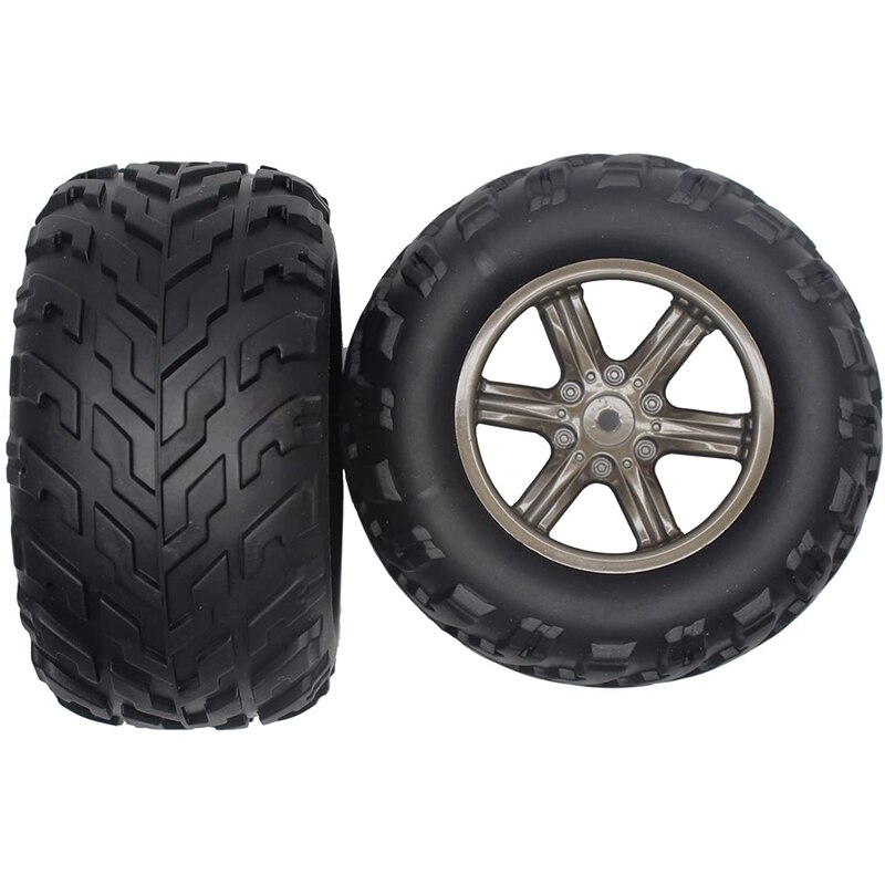 2 Stck RC Auto Reifen ZJ01 Zubehör Ersatzteile 15-ZJ01 für GPTOYS S911 RC Auto Rad