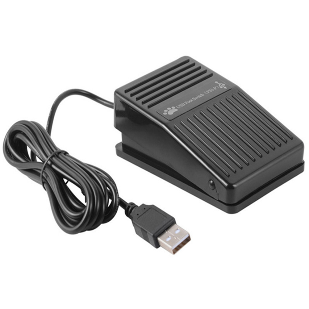 Foot Controller Pedal Switch Game Control Action HID USB Foot Pedal Control Switch PC Game Pad for Keyboard Mouse PC Laptop: Default Title