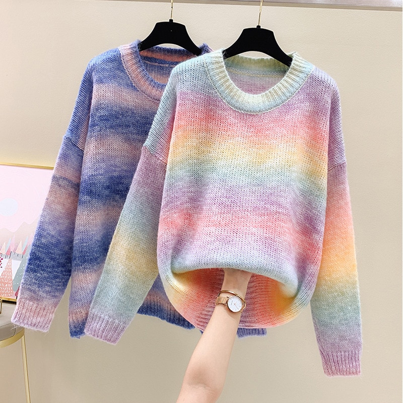 Trui Regenboog, Made to be happy, regenboogkleuren | Voordelig bij