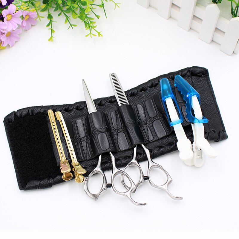 Polsband Salon Kapper Schaar Tas Kappers Holster Pouch Etui Opslag Pols Opbergzakken Zwarte