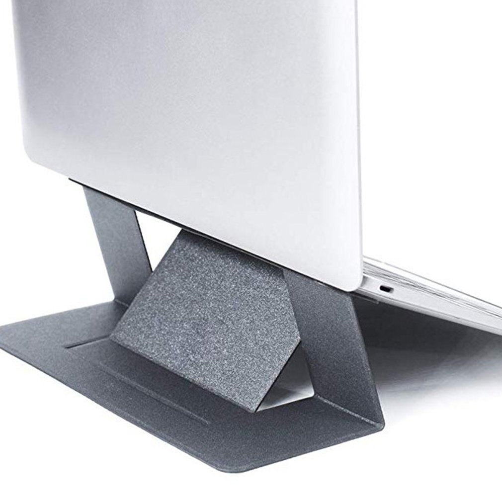 Onzichtbare Laptop Adhesive Stand Vouwen Verstelbare Beugel Draagbare Tablet Houder voor iPad MacBook Lenovo Samsung Laptops