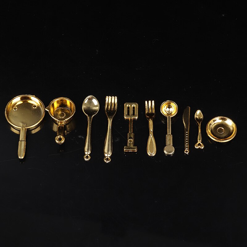 13/17Pcs Mini Transparent Kitchenware Toy Drink Cups Plate Tableware Miniatures