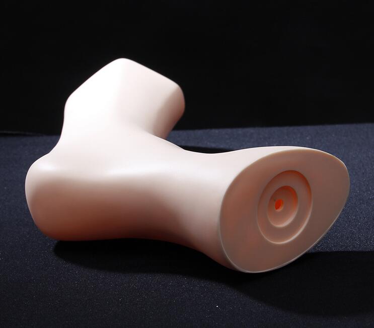 34cm 3 fargeboks glanset mannlig mannequin dukke plastfot til mann til sokkemodell vise, ett stykke ,m00545
